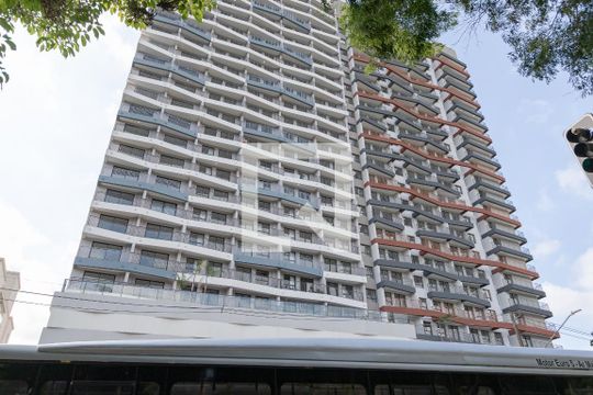 Fachada de apartamento para alugar com 1 quarto, 33m² em Santo Amaro, São Paulo