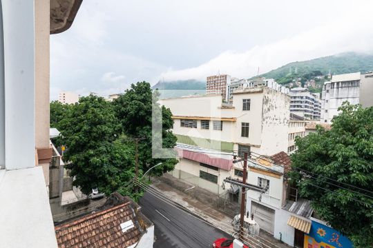 Vista Sala de apartamento à venda com 3 quartos, 78m² em Tijuca, Rio de Janeiro