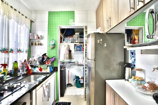 Cozinha de apartamento à venda com 2 quartos, 52m² em Canindé, São Paulo