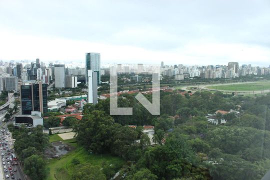 Vista da sacada de apartamento para alugar com 1 quarto, 25m² em Butantã, São Paulo