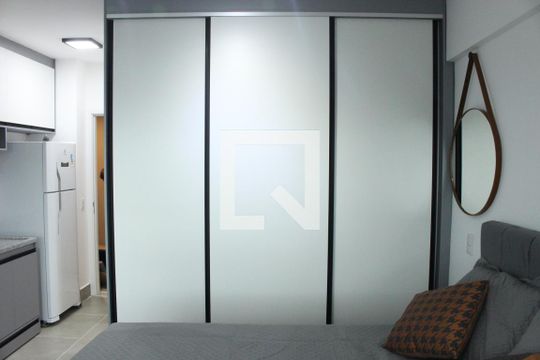 Quarto - Armários de apartamento para alugar com 1 quarto, 25m² em Butantã, São Paulo