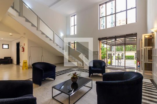 Hall de entrada de kitnet/studio para alugar com 1 quarto, 45m² em Jardim Paulista, São Paulo