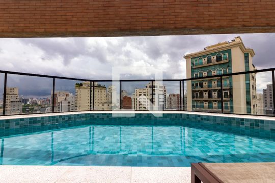 Área comum - Piscina de kitnet/studio à venda com 1 quarto, 45m² em Jardim Paulista, São Paulo