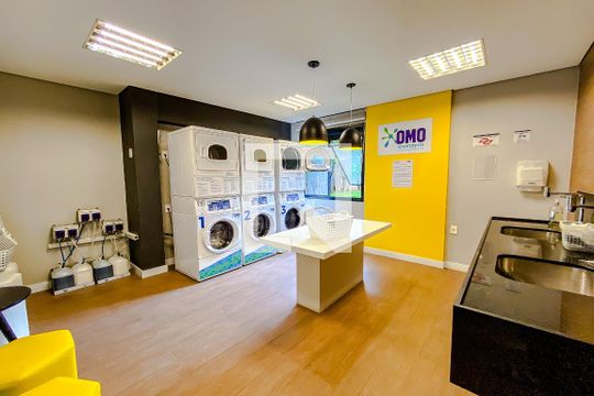 Área comum de kitnet/studio para alugar com 1 quarto, 64m² em Vila Mariana, São Paulo