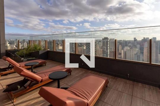 Área comum - Piscina de kitnet/studio à venda com 1 quarto, 26m² em Vila Nova Conceição, São Paulo