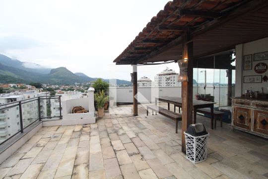 Terraço de apartamento à venda com 3 quartos, 190m² em Freguesia (jacarepaguá), Rio de Janeiro