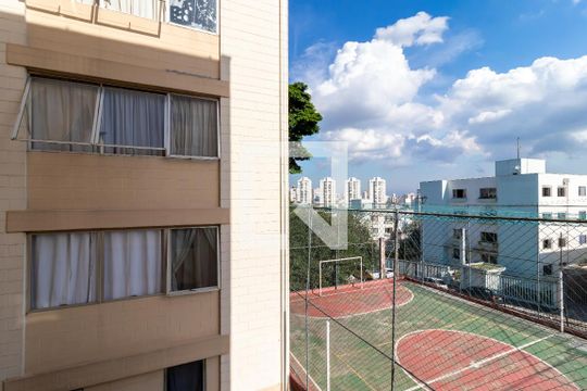 Vista da Sala de apartamento para alugar com 2 quartos, 47m² em Lauzane Paulista, São Paulo