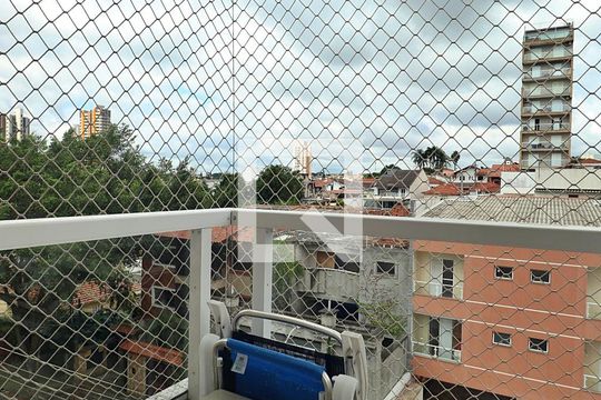 Varanda do Quarto 3 - Suíte de apartamento à venda com 3 quartos, 85m² em Campestre, Santo André