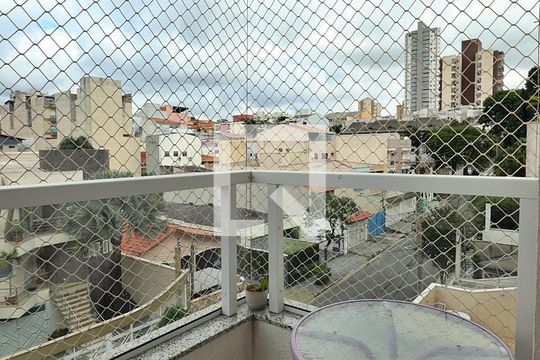 Varanda do Quarto 3 - Suíte de apartamento à venda com 3 quartos, 85m² em Campestre, Santo André