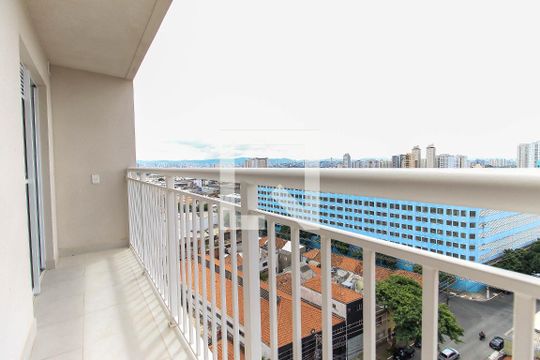 Varanda da Sala de apartamento à venda com 1 quarto, 29m² em Belenzinho, São Paulo