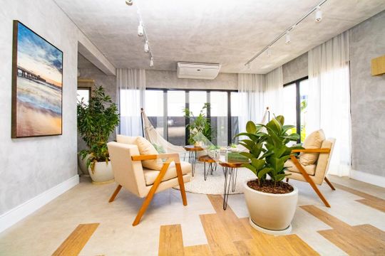 Área comum -Espaço gourmet de kitnet/studio à venda com 1 quarto, 25m² em Vila Olímpia, São Paulo