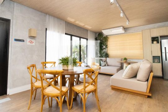 Área comum -Coliving de kitnet/studio à venda com 1 quarto, 25m² em Vila Olímpia, São Paulo