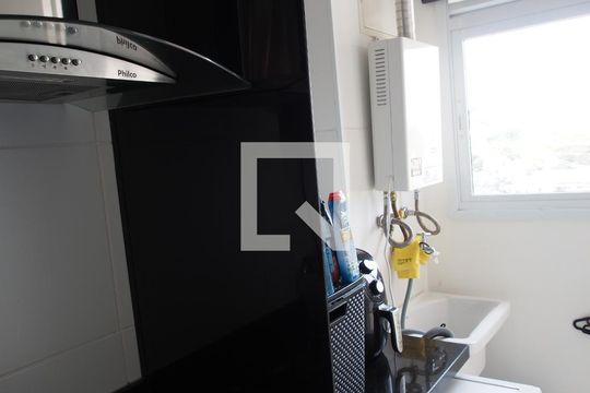 Cozinha e Área de Serviço de apartamento à venda com 2 quartos, 58m² em Medeiros, Jundiaí
