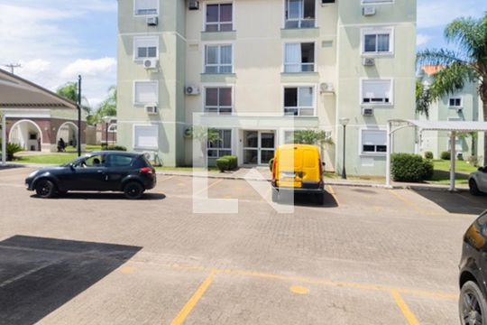 Fachada do bloco de apartamento à venda com 3 quartos, 71m² em Mato Grande, Canoas
