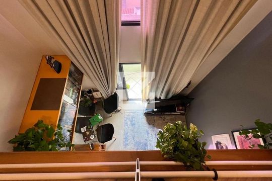 Vista da Suíte de kitnet/studio à venda com 1 quarto, 50m² em Pinheiros, São Paulo