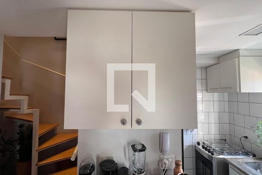 Cozinha de kitnet/studio à venda com 1 quarto, 50m² em Pinheiros, São Paulo