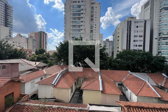 Vista da Sacada de kitnet/studio à venda com 1 quarto, 50m² em Pinheiros, São Paulo