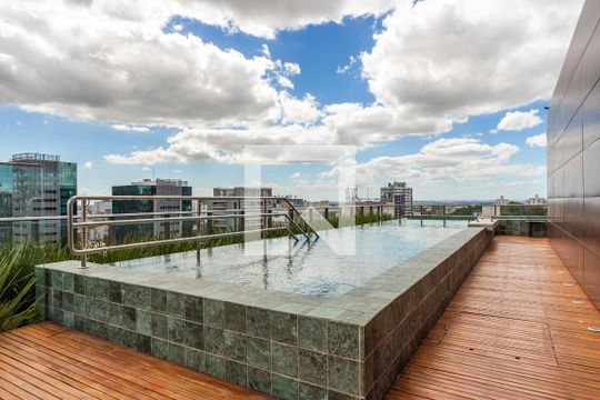 Área comum - Piscina de kitnet/studio à venda com 1 quarto, 30m² em Auxiliadora, Porto Alegre