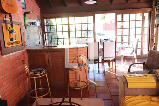 Área comum - Churrasqueira de casa à venda com 5 quartos, 430m² em Morro do Espelho, São Leopoldo