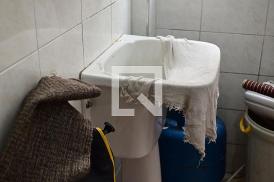 Lavanderia de apartamento para alugar com 1 quarto, 60m² em Vila Caiçara, Praia Grande