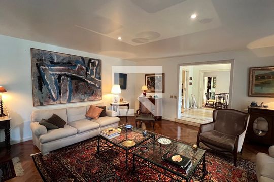 Sala de estar de casa à venda com 5 quartos, 362m² em Jardim Paulista, São Paulo