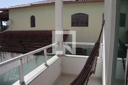 varanda do quarto 01 de casa à venda com 3 quartos, 170m² em Parque Copacabana, Belo Horizonte