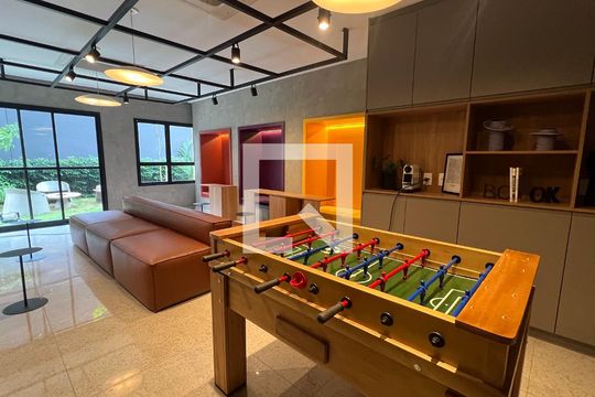 Área comum - Salão de jogos de kitnet/studio à venda com 1 quarto, 28m² em Pinheiros, São Paulo