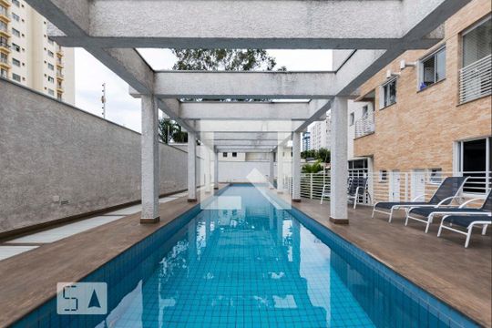 Área Comum - Piscina de apartamento para alugar com 2 quartos, 57m² em Vila Dom Pedro I, São Paulo