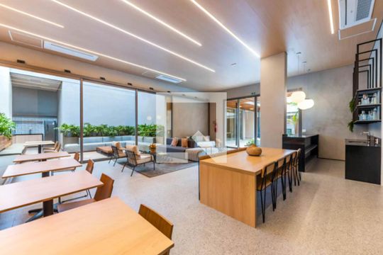 Área comum de apartamento à venda com 1 quarto, 26m² em Vila Mariana, São Paulo