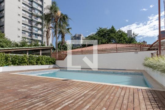 Piscina de apartamento à venda com 2 quartos, 65m² em Chácara Santo Antônio (zona Sul), São Paulo