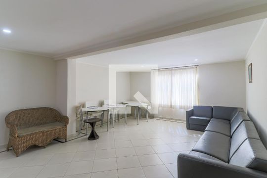 Área comum - Salão de festas de apartamento para alugar com 1 quarto, 40m² em Aeroporto, São Paulo