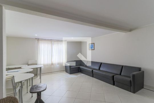 Área comum - Salão de festas de apartamento para alugar com 1 quarto, 40m² em Aeroporto, São Paulo