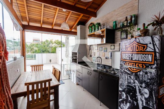 Cobertura de apartamento à venda com 2 quartos, 106m² em Vila Alto de Santo Andre, Santo André