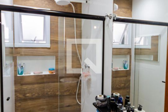 Banheiro da Suíte de apartamento à venda com 2 quartos, 106m² em Vila Alto de Santo Andre, Santo André