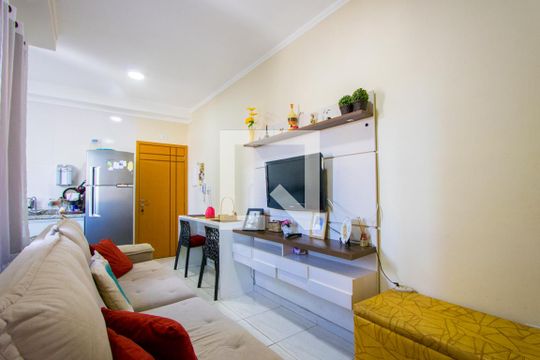 Sala de apartamento para alugar com 2 quartos, 92m² em Jardim do Estádio, Santo André