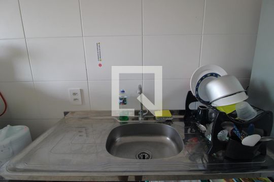 Pia da cozinha de apartamento à venda com 1 quarto, 26m² em Jardim Cidália, São Paulo