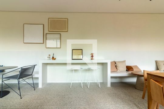 Área comum - Workspace de apartamento à venda com 1 quarto, 29m² em Pinheiros, São Paulo