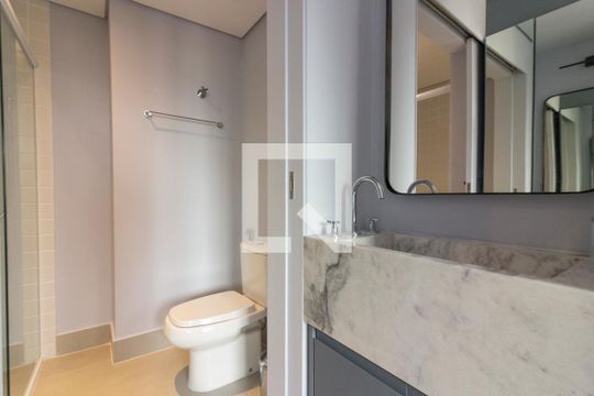 banheiro de apartamento à venda com 1 quarto, 29m² em Pinheiros, São Paulo