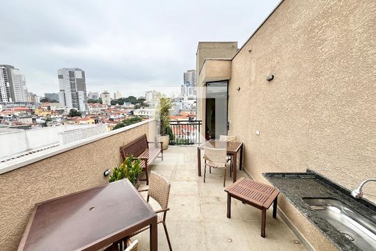 Varanda gourmet de apartamento à venda com 2 quartos, 72m² em Parada Inglesa, São Paulo