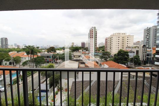 Vista da Varanda de kitnet/studio para alugar com 1 quarto, 29m² em Indianópolis, São Paulo