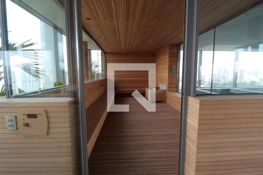 Área Comum - Sauna de kitnet/studio para alugar com 1 quarto, 29m² em Indianópolis, São Paulo