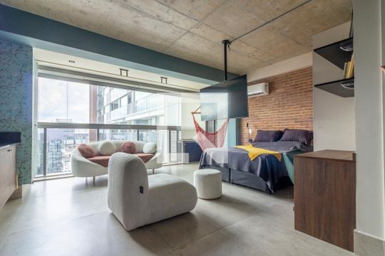 Apartamento à venda com 1 quarto, 40m² em Pinheiros, São Paulo