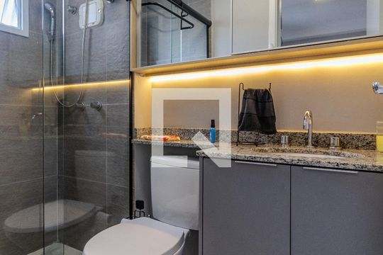 Banheiro Quarto de apartamento à venda com 2 quartos, 65m² em Jardim Ampliação, São Paulo