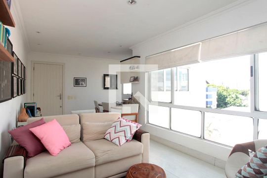 Sala de apartamento à venda com 2 quartos, 88m² em Petrópolis, Porto Alegre