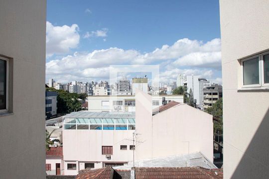 Vista Sala de apartamento à venda com 2 quartos, 88m² em Petrópolis, Porto Alegre