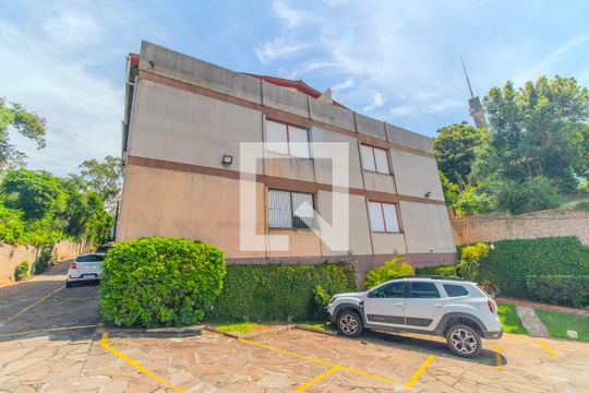 Fachada de apartamento à venda com 1 quarto, 48m² em Santa Tereza, Porto Alegre