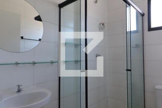 Banheiro de apartamento para alugar com 2 quartos, 42m² em Jardim Santa Cecilia - Bonfim Paulista, Ribeirão Preto