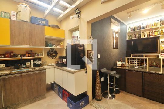 Área gourmet de apartamento à venda com 3 quartos, 125m² em Campestre, Santo André