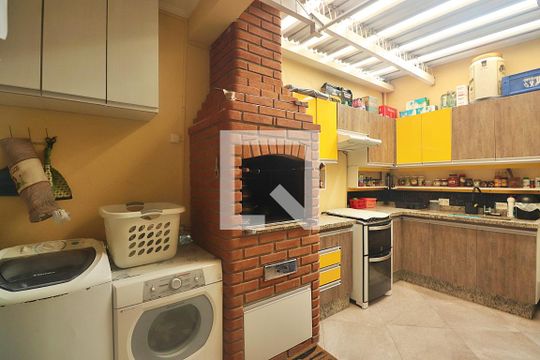 Área de Serviço de apartamento à venda com 3 quartos, 125m² em Campestre, Santo André