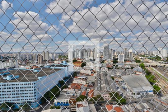 Vista da Sacada de apartamento à venda com 1 quarto, 28m² em Belenzinho, São Paulo